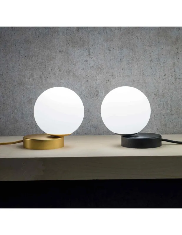 Marchetti Lumi LP lampada da tavolo in metallo nero oro bianco rame satinato nichel lucido Spedizione Espresso