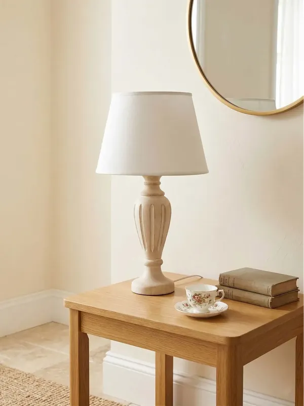 Prezzo Di Fabbrica Lume grande classico in legno avorio antico a 1 luce esse 765/bg