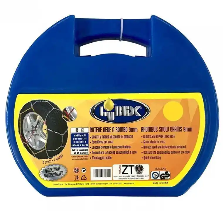 Catena da neve Lubex gruppo 12 misura 9mm -14494 Promozione
