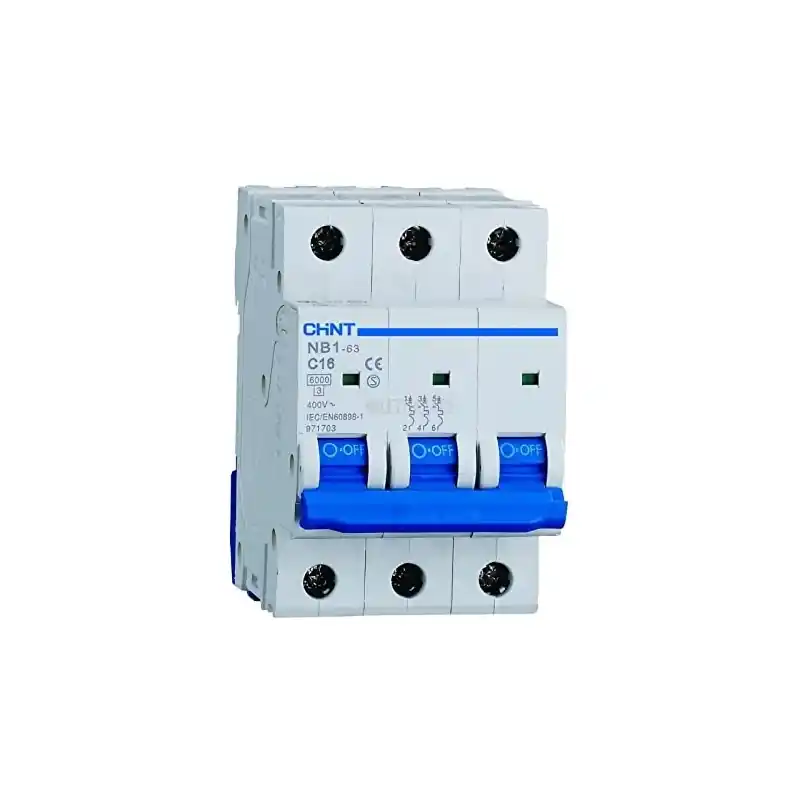interruttore magnetotermico da guida din quadro 16a 3poli 6ka 3 moduli chint 51307 curva c 180355 Promozione Esclusiva