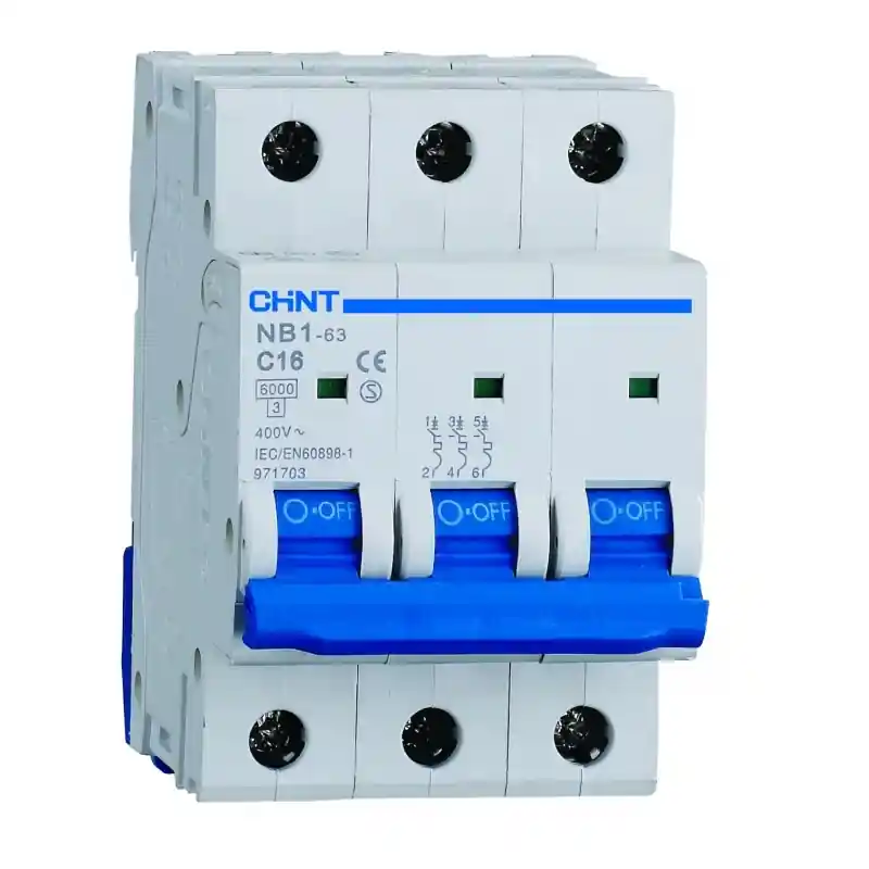 Occasione Imperdibile chint interruttore magnetotermico da guida din quadro 32a 3poli 6ka 3moduli curva c 51310 180370