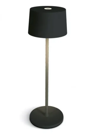 Offerta Speciale Lampada da tavolo led DKL Italia Idea ricaricabile nera - DOL61082AB