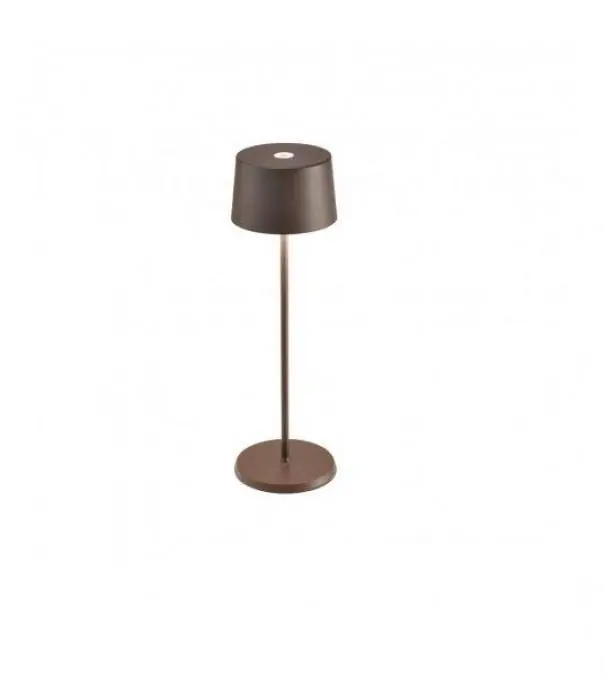 Prezzo Di Fabbrica Lampada da tavolo led Idea DKL DOL61082ABR-ricaricabile-3,3W 3000K IP65-corten