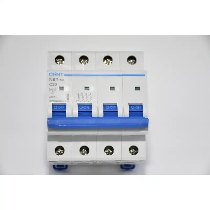 Must-Have interruttore quadripolare interruttore magnetotermico da guida din quadro 400 vac 4 poli 20a 6ka chint 51408 curva c 180399
