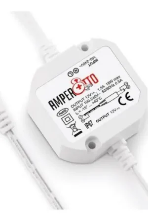 Miglior Prezzo Alimentatore per telecamere e led Venitem 1,5A IP67 - AMPEROTTO