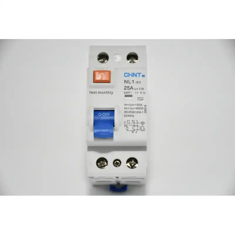 Ultimissimo Modello interruttore differenziale puro 2poli 25a 300ma 0,3 2 moduli salvavita chint 61231 200218 ac