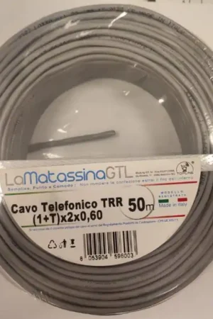 Acquista Ora Cavo telefonico TRR Go-At Topline (1+T)x2x0,60 50metri - MTPH1+TX2X0,6050