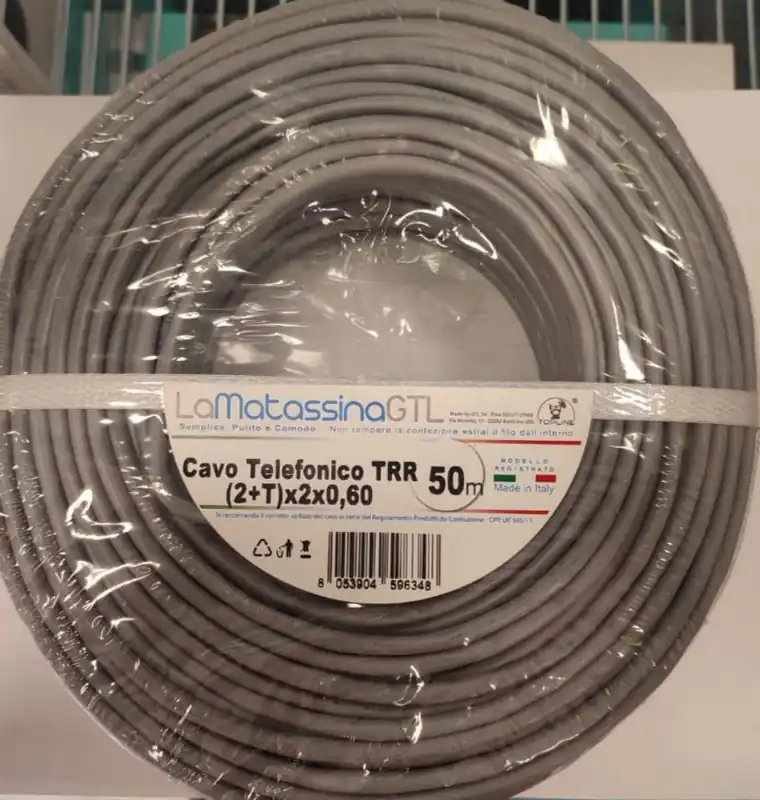 Cavo telefonico TRR Go-At Topline (2+T)x2x0,60 50 metri - MTPH2+TX2X0,6050 Acquista Ora