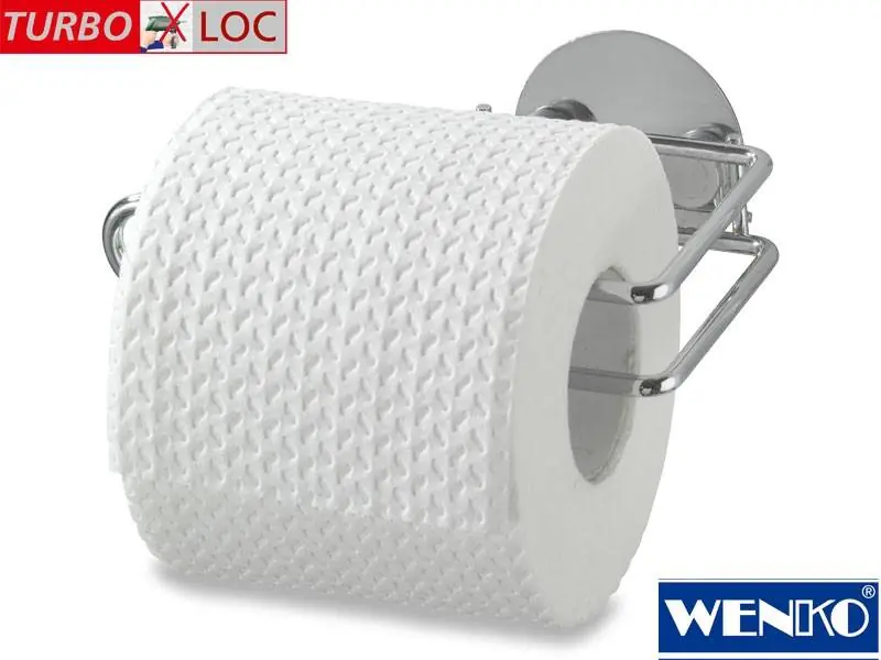 PORTAROTOLO CARTA IGIENICA INOX WENKO "CHROME" Promozione Esclusiva