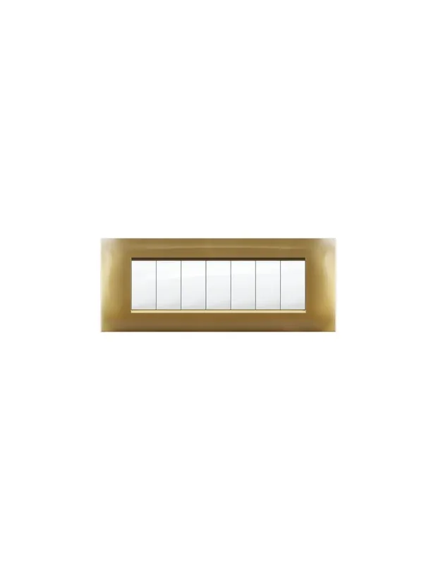 Placca MiVida 7 moduli sabbia oro Pagamento Sicuro