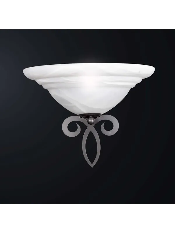Applique da parete classico nero con vetro murano a 1 luce BGA 3457-a1 Compra Online