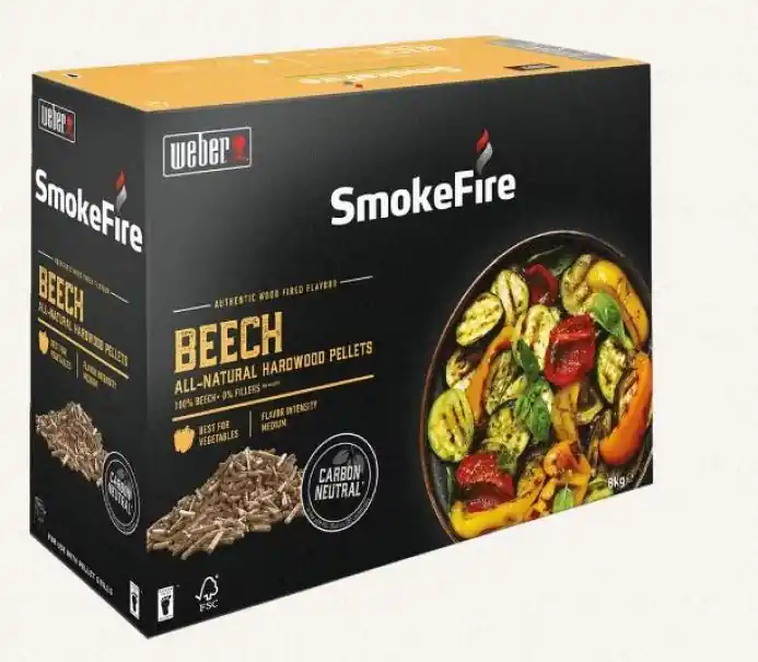 Miglior Prezzo Pellet di legno Weber 18292-faggio-8kg