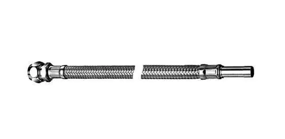 Prezzo Basso FLESSIBILE "Schell-fix" ACCIAIO INOX TUBETTO Ø10 MF 3/8" LUNGHEZZA 40cm