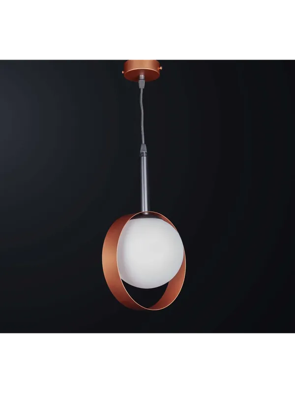 Lampadario a sospensione moderno minimal con sfera in vetro a 1 luce BGA 3454-s1 Spedito Oggi