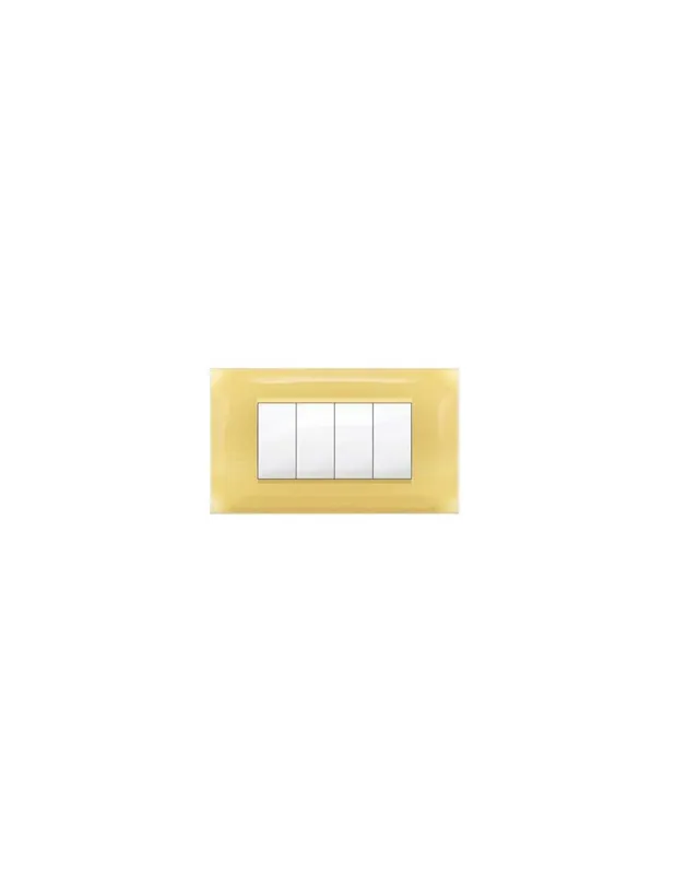Placca MiVida 4 mod.giallo pastello Nuova Collezione