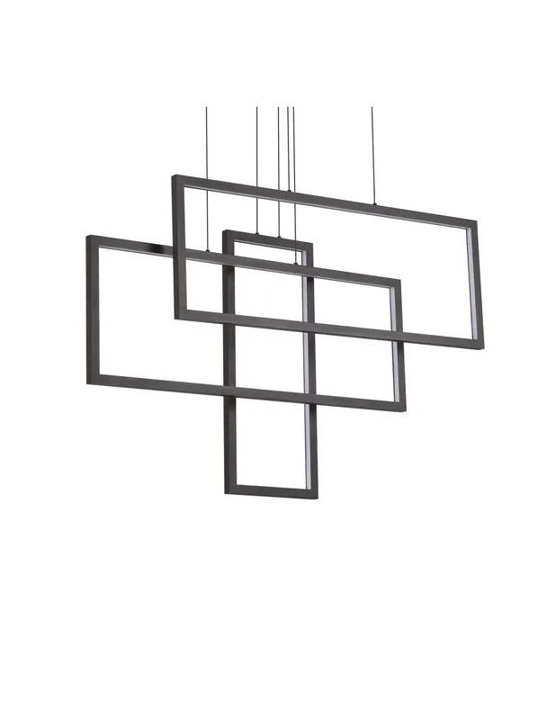 Promo Stagionale Ideal Lux Frame Sp Rettangolo Nero