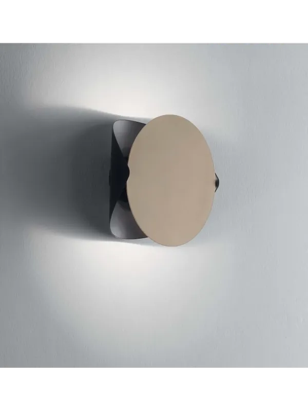 Applique da parete design moderno a led nero-oro per soggiorno FB-0196 Compra Oggi Stesso