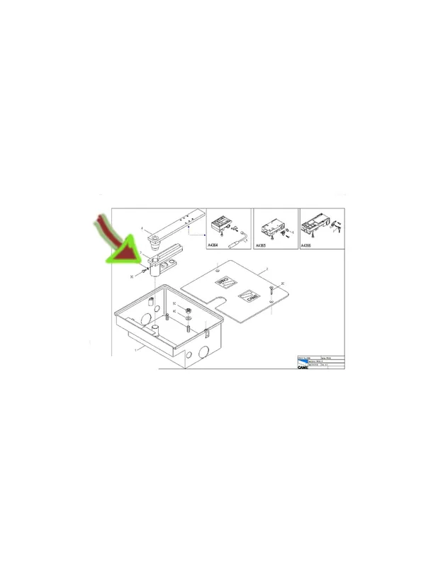 Leva aggancio sblocco - motore frog 119ria042 came Must-Have