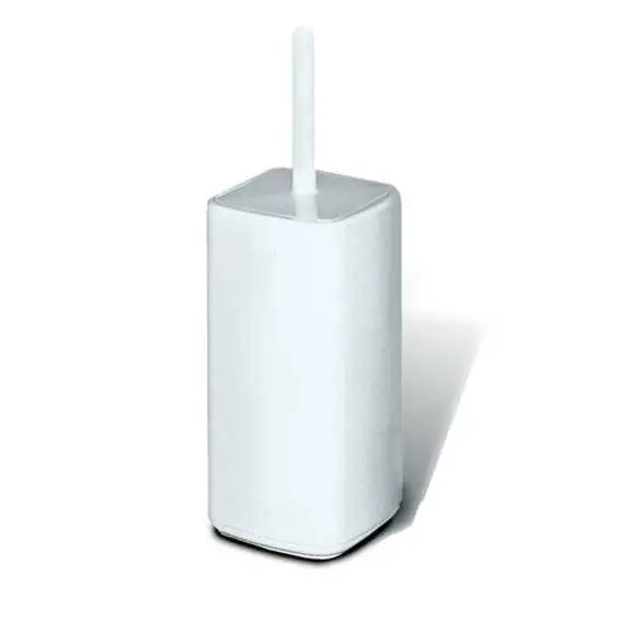 Promozione Esclusiva Portascopino WC completo in polipropilene Net Bianco
