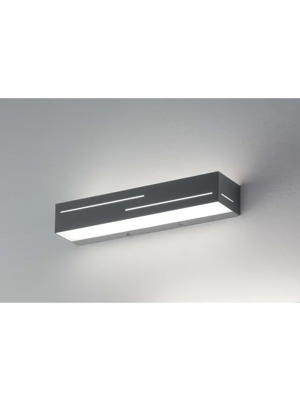 Applique da parete moderno led design antracite per corridoio soggiorno FB-0187 Occasione