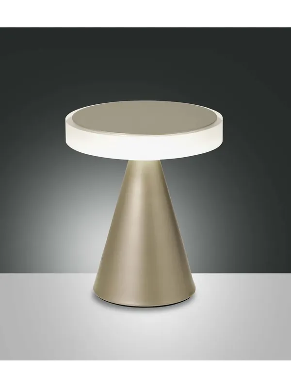Offerta Lampo Lumetto lampada da tavolo moderna oro design led per camera soggiorno FB-0180