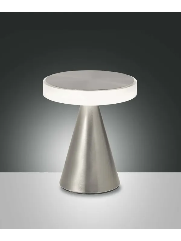 Di Tendenza Lumetto lampada da tavolo moderna nickel design led per camera soggiorno FB-0179