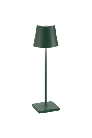 Zafferano Poldina Pro lampada cordless ricaricabile LED verde scuro A Buon Prezzo
