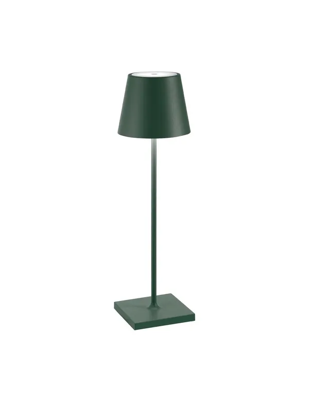 Zafferano Poldina Pro lampada cordless ricaricabile LED verde scuro A Buon Prezzo