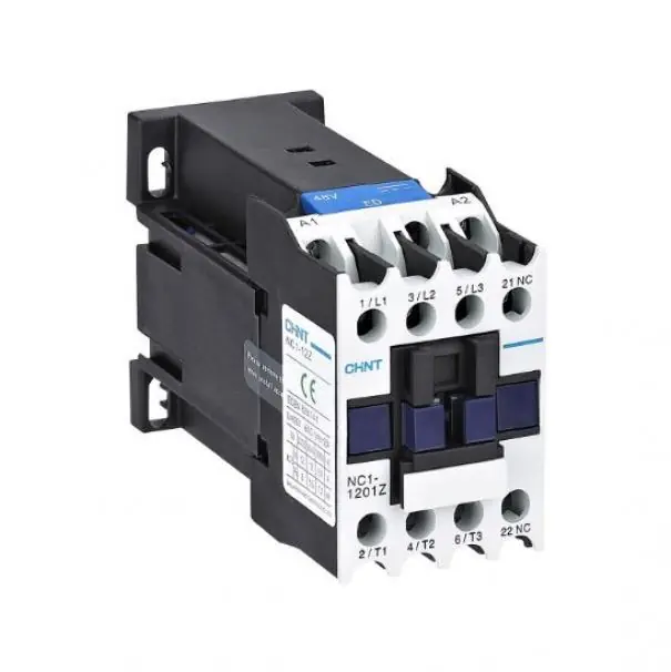 Contattore serie NC1D Chint 221621- NC1D-18.10/24Vdc - 3P 18A 1NA Di Tendenza