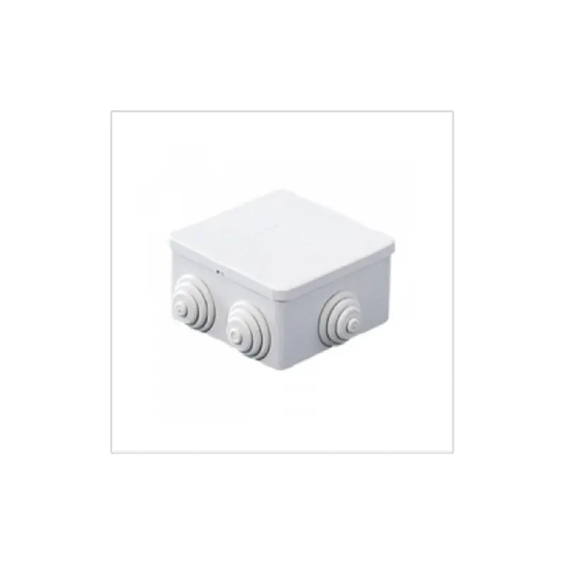 faeg 13403 scatola stagna coperchio a pressione 80x80x40 ip44 con passacavi fg13403 Ultime Pezzi