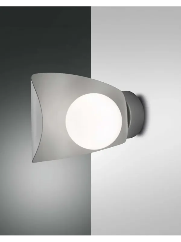 Applique da parete moderno a led argento a 1 luce per soggiorno camera FB-0137 Subito Disponibile