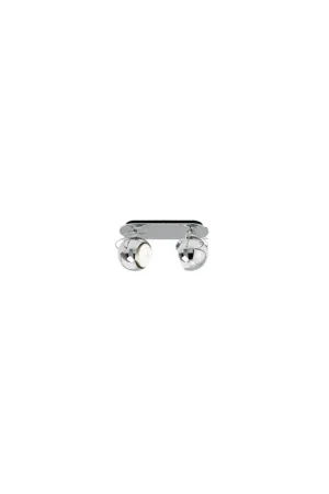 Fabbian Beluga Steel D57 G19 Plafoniera moderna Promo Stagionale
