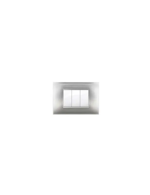 Bestseller Placca MiVida 3 mod.alluminio chiaro