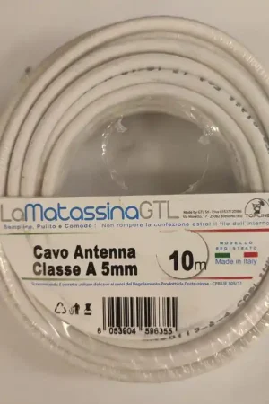 Bestseller Cavo antenna Go-At Topline classe A 5mm 10 metri - MTVSATA5BI10