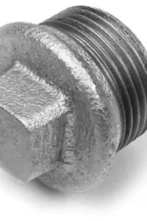 Affare Tappo ghisa zincato G290, attacco maschio 3/4" per acqua, acqua uso sanitario, riscaldamento e gas