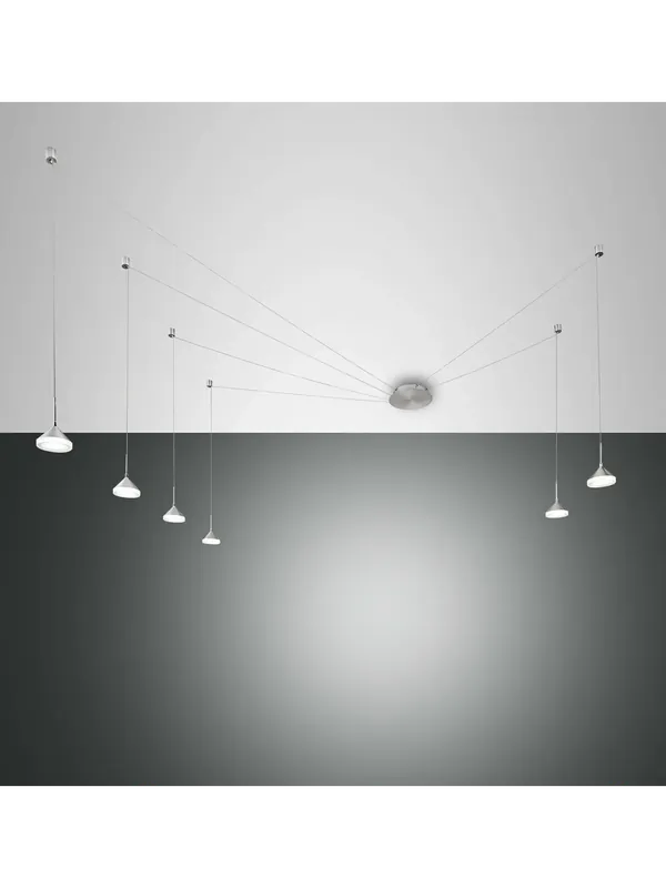 Pagamento Sicuro Lampadario decentrato a sospensione moderno led 6 luci soggiorno cucina FB-0114