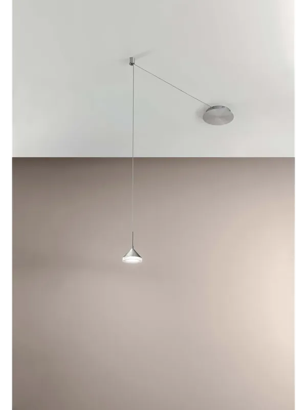 Spedito Oggi Lampadario decentrato a sospensione moderno led 1 luce soggiorno cucina FB-0112