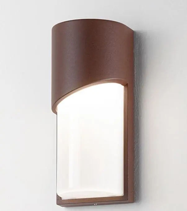 Lampada da parete Section Isyluce 588-E27 IP54-corten Popolare
