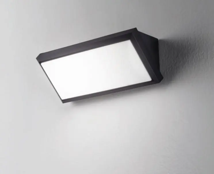 Lampada da parete E-sealed Isyluce 306-12W 4000K IP65-antracite Nuova Collezione