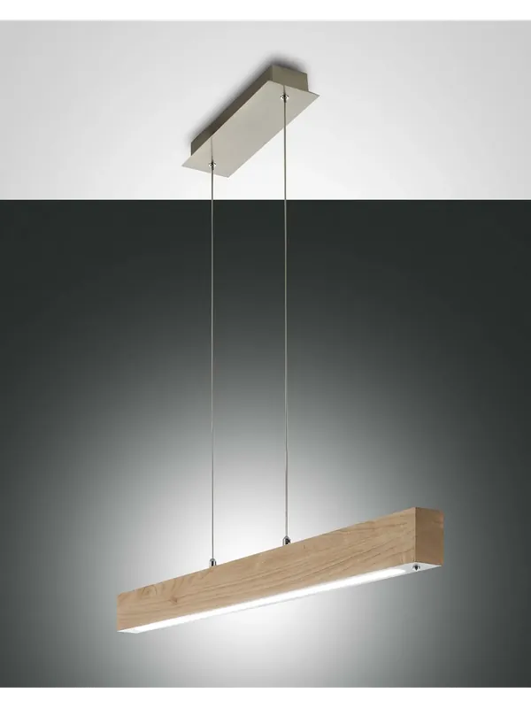Miglior Prezzo Lampadario moderno a led design legno quercia camera cucina FB-0100