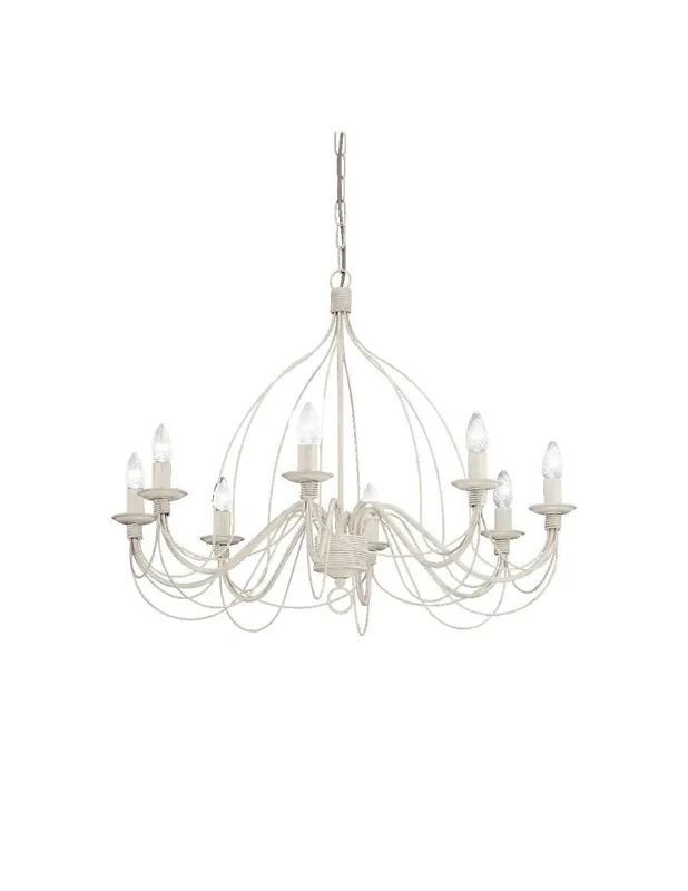 Ideal Lux Corte SP8 lampadario classico soggiorno 8 luci Offerta Del Giorno
