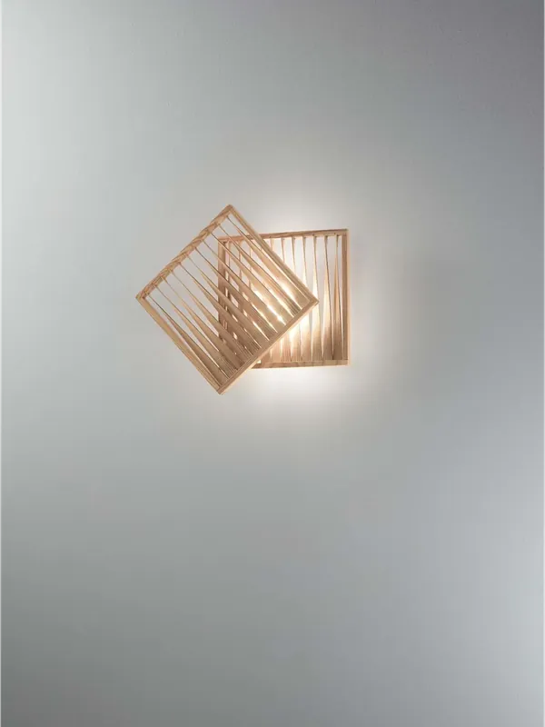 Occasione Applique da parete moderno a led design legno per camera soggiorno FB-0092