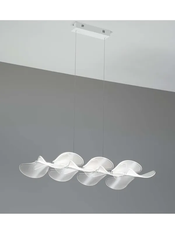 Non Perdere Lampadario a led moderno 40w metacrilato per cucina soggiorno FB-0018
