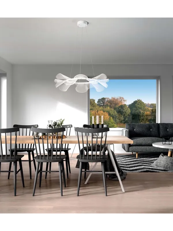 Lampadario a led moderno design metacrilato per cucina soggiorno FB-0016 Offerta Del Giorno
