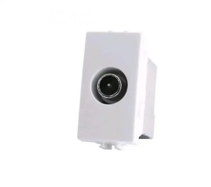 Presa tv passante Joy compatibile con Bticino Matix AM5202P14 - 534B JOY-F534BI Ultime Pezzi