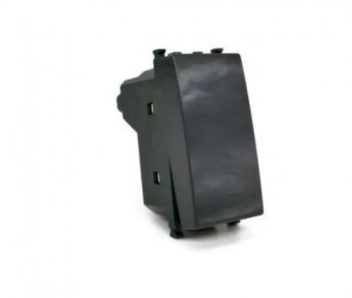 Occasione Deviatore unipolare linea Gem compatibile con Vimar Plana 14004 16A nero - 603N