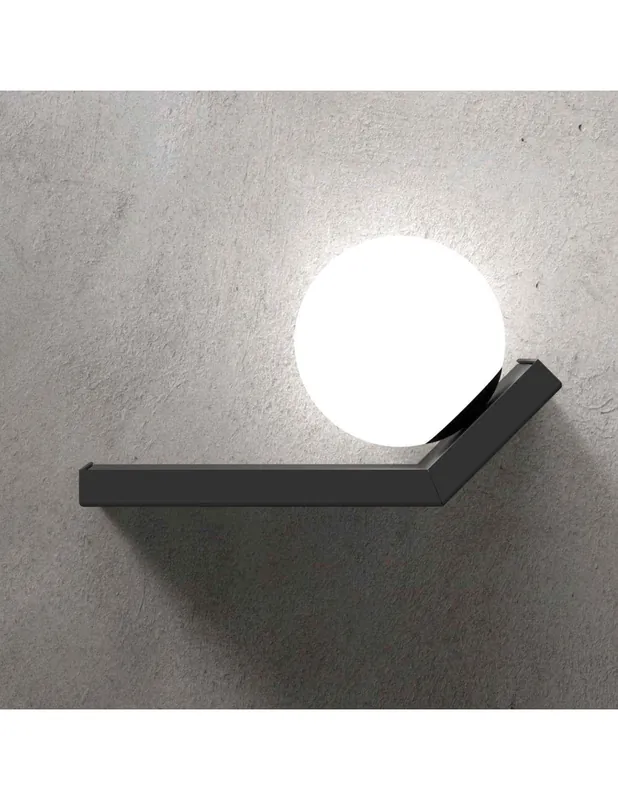 Marchetti Scivolo AP DX lampada da parete in metallo nero oro satinato oro spazzolato rame satinato bianco Di Tendenza