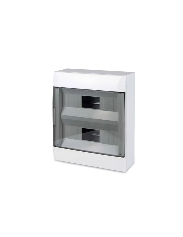 Soddisfatti O Rimborsati Centralino quadro elettrico da parete 24 moduli con porta trasparente IP40