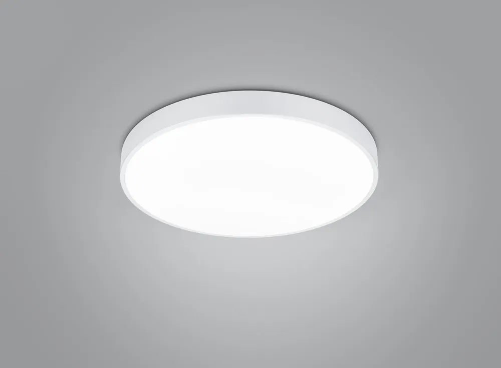 WACO PLAFONIERA LED DIMMERABILE METALLO BIANCO CON INTERRUTTORE PER VARIAZIONE TEMPERATURA DI COLORE LED D. 50CM Offerta