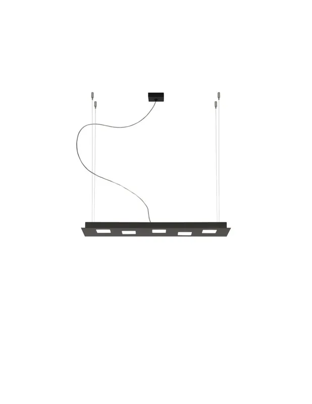 Fabbian Quarter F38 A01 Lampadario moderno led Sconto